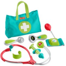 FISHER-PRICE Medical Kit 7-Piece Doctor Toys...