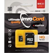 Флешка IMRO 10/64G UHS-I ADP memory card 64...