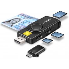 Кард-ридер Axagon Compact travel USB-A +...