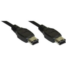 Inline FireWire 400 1394 Cable 6 Pin male...