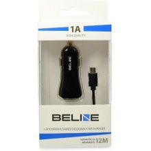 Beline Car charger USB + microUSB 1A black