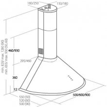 Õhupuhasti Akpo Chimney Hood WK-4 Dandys...