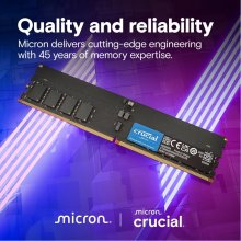CRUCIAL Memory DDR5 16GB/6400 CL52 CUDIMM