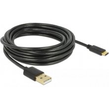 Delock Kabel USB 2.0 A > C 4.0m schwarz