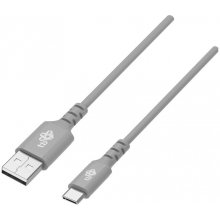 Cable USB-USB C 2m silicone grey Quick...