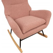 Home4you Rocking chair ROMY pink