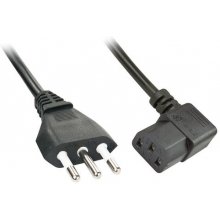 Lindy IEC-Netzkabel abgewinkelt Italien C13...