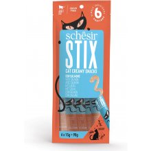 Schesir Treat for cats STIX salmon 6x15g