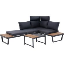 Mirpol Corner garden lounge set or 2 sofas +...