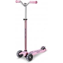 Micro Maxi Deluxe Pro LED scooter Rose