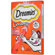 Dreamies Creamy Chicken - cat treats - 4x10...