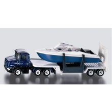 Siku Set of tow truck with a boat