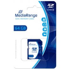 Mälukaart MediaRange SD Card 64GB SDXC CL.10