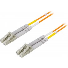 Deltaco Fiber cable OM2 LC - LC, duplex...