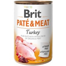 Brit Paté & Meat Turkey - wet dog food -...