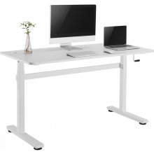 MACLEAN Sit stand manual desk Ergo-Office...