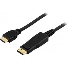 DELTACO Kaabel DisplayPort - HDMI, 2.0m...