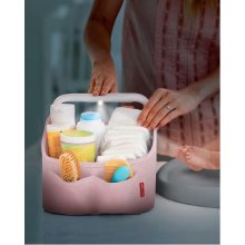 Skip Hop Light Up Diaper Caddy- Pink Heather