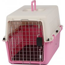 KANING Pet transport box, 61x40x39 cm, pink
