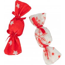 Trixie Xmas candy, 2 pcs., fabric, 11 cm