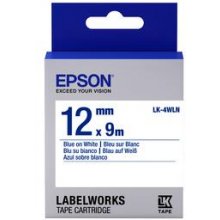 Epson TAPE LK-4WLN STD BLUE/WHT 12/9