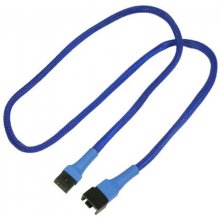 Nanoxia Kabel PWM Verlängerung, 60 cm, blau