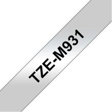 Brother TZE-M931 label-making tape Black on...
