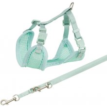 Trixie Junior puppy soft harness with leash...