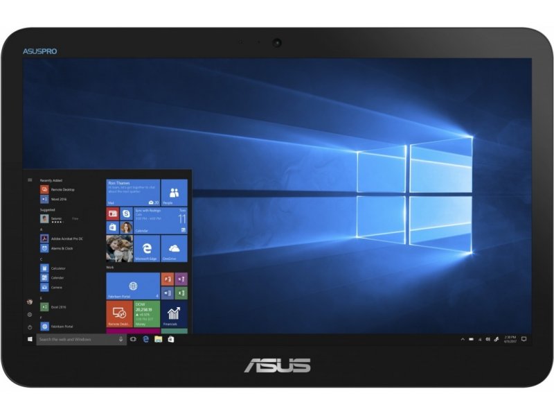 Asus 39 6 Cm 15 6 1366 X 768 Px Touchscreen Intel Celeron 8 Gb Ddr4 Sdram 256 Gb Ssd Windows 10 Pro All In One Pc Black 1gat 030r 01 Ee