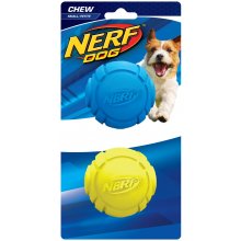 NERF Toy for dogs Rubber Curve Ball, 2pk, S...