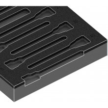 Wera 9823 foam insert for Zyklop B 3/8 bit...