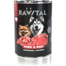 Ravital Pork & Beef konserv koerale 800g