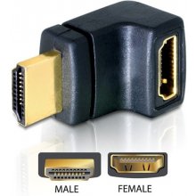 DELOCK HDMI Adapter A -> A Bu/St 90° oben