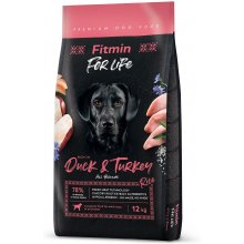 FITMIN Dog For Life Duck & Turkey - dry dog...