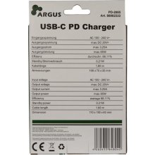 INTER-TECH Charger USB-C 65W Black PD-2065
