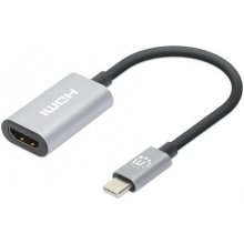 Manhattan USB-C auf HDMI-Adapter 4K 60Hz Alu...