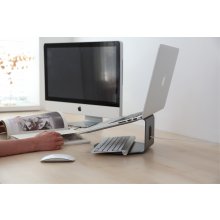 POUT EYES4 - алюминиевый laptop stand, серый