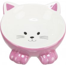 TRIXIE pet bowl, ceramic, cat shape, 0.15...