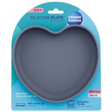 Canpol Babies Silicone Suction Plate Heart...