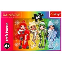 Puzzle 60 elements Joyful Rainbow high dolls