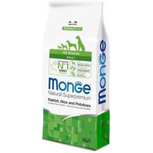 Monge ALL BREEDS Adult Rabbit, Rice and...
