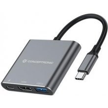 Conceptronic Dock USB-C ->HDMI,USB3.0,PD...
