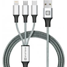 Evelatus USB-kaabel 3-in-1, Lightning...