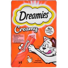 Dreamies Creamy Chicken - cat treats - 4x10...