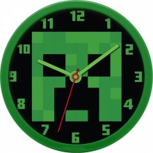 Kids Euroswan Wall clock Minecraft 25 cm