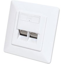 Intellinet 2-Port Cat6a 10G Shielded RJ45...