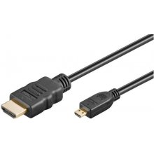 Goobay HDMI han -> Mikro HDMI han 2 m Sort