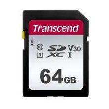 Transcend SD Card SDXC 300S 64GB