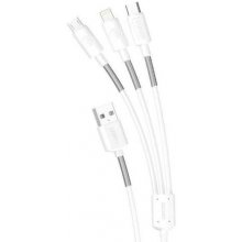 DUDAO L8s Upgrade 3in1 USB cable 1.2 m USB A...
