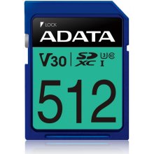 Mälukaart ADATA MEMORY SDXC 512GB V30...